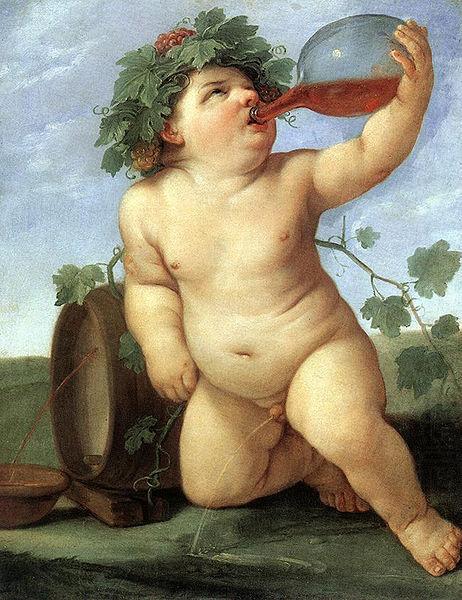 Guido Reni Drinking Bacchus china oil painting image